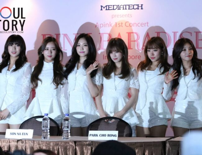 APink Pink Paradise in Singapore – Press Conference
