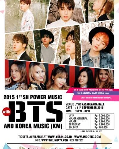 2015 First SH Power Music with BTS & KM in Jakarta