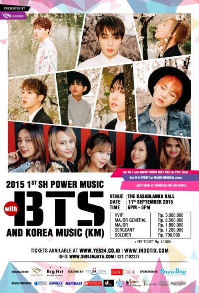 2015 First SH Power Music with BTS & KM in Jakarta - The Seoul Story