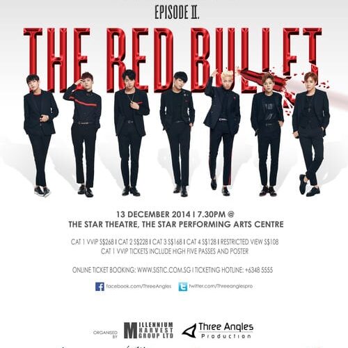BTS 2014 LIVE TRILOGY EPISODE II [The Red Bullet] in Singapore