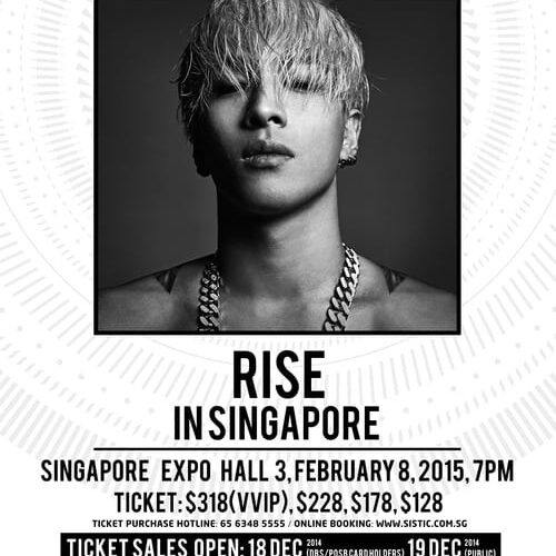 2015 TAEYANG ‘RISE’ WORLD TOUR IN SINGAPORE