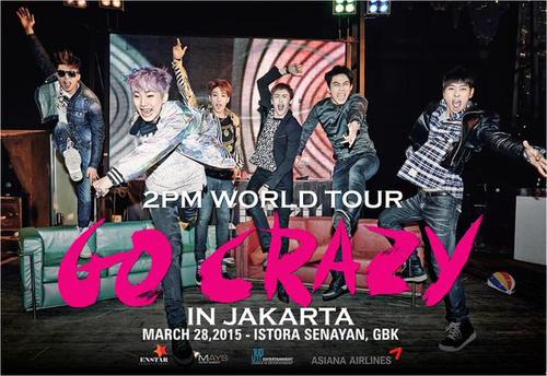 2PM World Tour Go Crazy in Jakarta