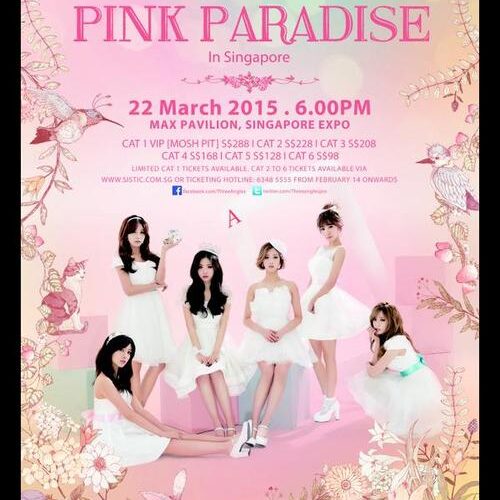 A Pink ‘Pink Paradise’ Concert in Singapore