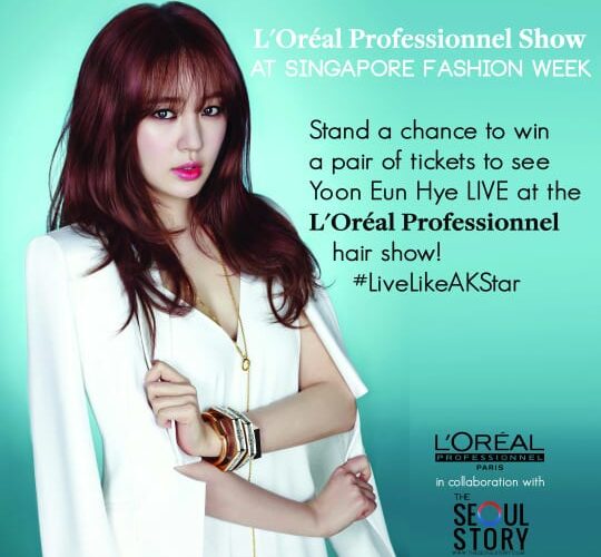 Win tickets to the L’Oréal Professionnel Hair Show with guest Yoon Eun Hye!