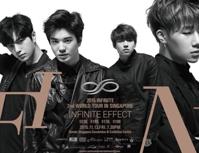 [UPCOMING EVENT] 2015 INFINITE 2nd World Tour ‘INFINITE EFFECT’ in Singapore