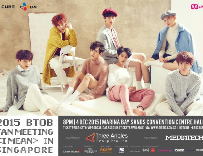 [UPCOMING EVENT] 2015 BTOB Fanmeet ‘I Mean’ in Singapore