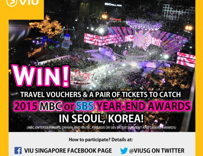 Win a Pair of Tickets to Korea to Watch 2015 MBC/SBS End-of-Year Awards Ceremonies!
