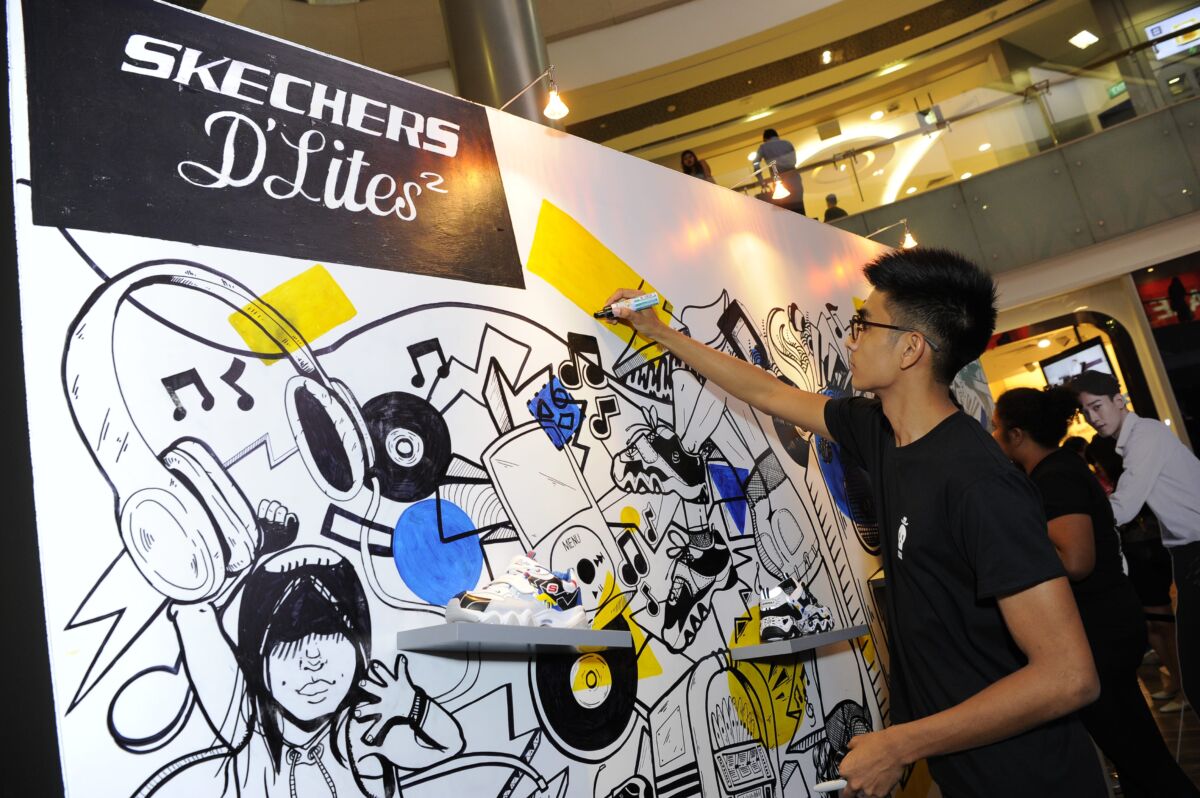 COVERAGE] Skechers D'Lites 2 launches in Singapore (& EXO talks about the  shoes!) 