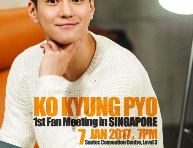 [UPCOMING EVENT] Ko Kyung Pyo – First Fan Meeting in Singapore