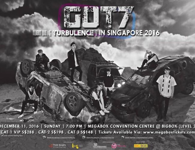 [UPCOMING EVENT] GOT7 Flight Log: Turbulence in Singapore, Cebu & Manila!