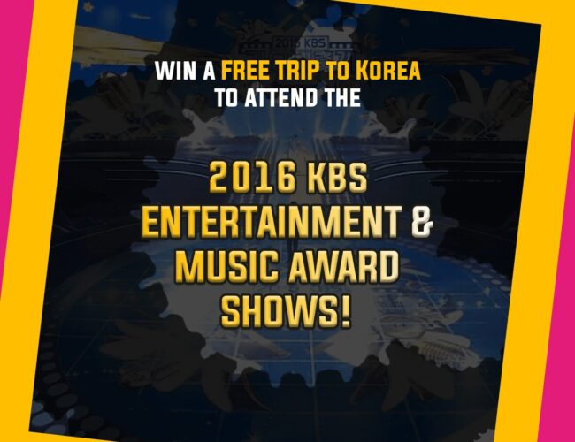 [NEWS] Win A Free Trip To Korea & Watch End-Of-Year-Award Ceremonies with #ViuKBS