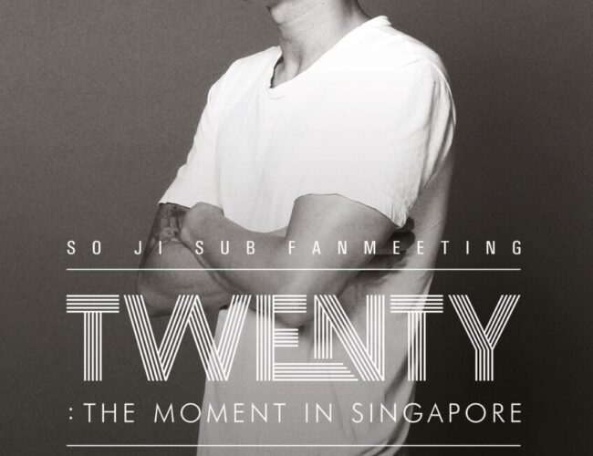 [UPCOMING EVENT] So Ji Sub Fan Meet & Greet – TWENTY: The Moment in Singapore