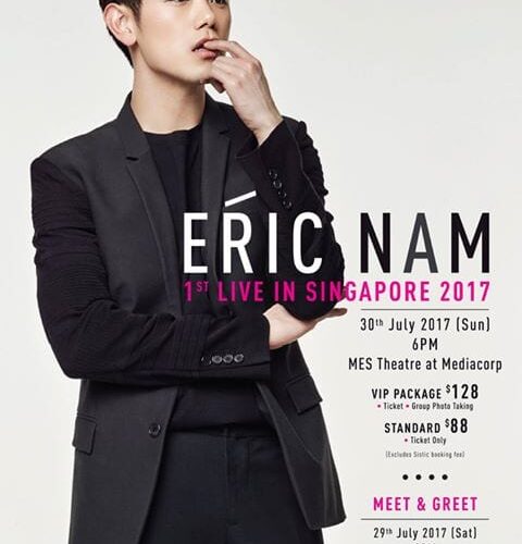 [UPCOMING EVENT] Eric Nam 1st Live in Singapore