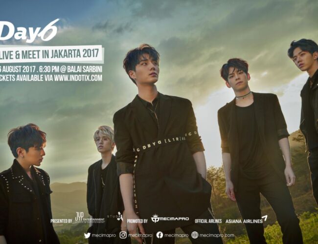 [UPCOMING EVENT] DAY6 Live & Meet in Jakarta 2017