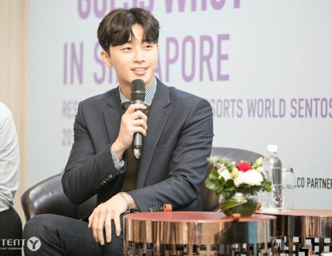 [SINGAPORE] Guess Who? Hot Trend Actor Park Seojun Greets At Press Conference