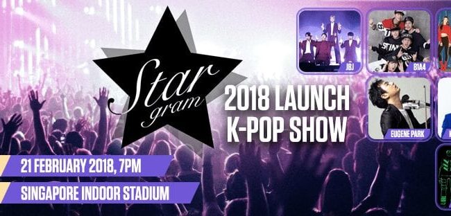 [UPCOMING EVENT] Stargram Launch K-Pop Show 2018 in Singapore
