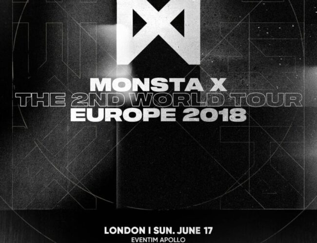 [UPCOMING EVENT] MONSTA X THE 2ND WORLD TOUR EUROPE 2018