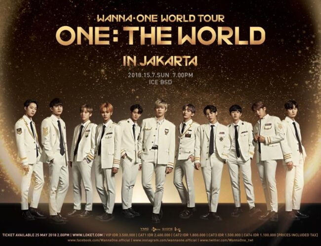 [UPCOMING EVENT] Wanna One Returns To Jakarta For ‘ONE : THE WORLD’ Tour