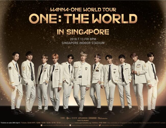 [UPCOMING EVENT] Wanna One Heading To Singapore for “ONE: THE WORLD” Tour in July