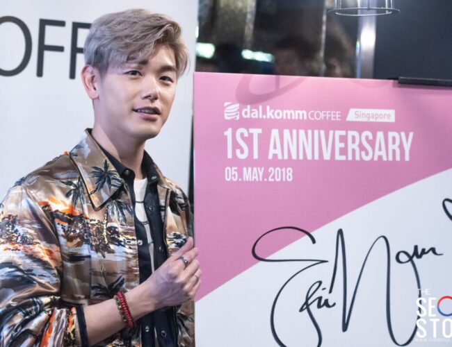 [SINGAPORE] What’s Brewing? Eric Nam Warms Our Hearts For dal.komm COFFEE’s First Anniversary in Singapore