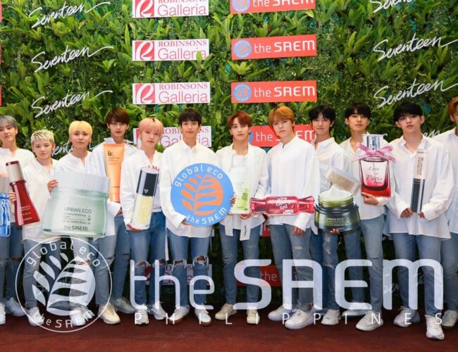 [PHILIPPINES] SEVENTEEN Greets CARATs Up Close with The SAEM Philippines