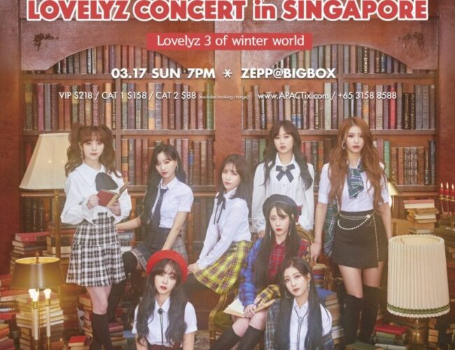 [UPCOMING EVENT] LOVELYZ “LOVELYZ 3 OF WINTER WORLD” in Singapore 2019