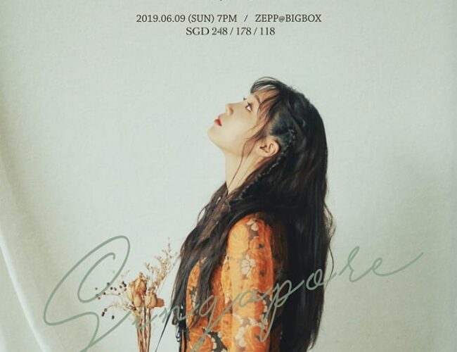 [UPCOMING EVENT] Jeong Eun Ji ‘HyeHwa’ 1st Singapore Concert