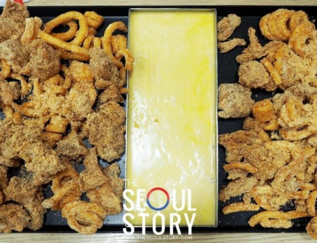 [SINGAPORE] A Treat for Cheese Lovers with Nene Chicken’s Snowing Cheese 50cm Hotplate Chicken