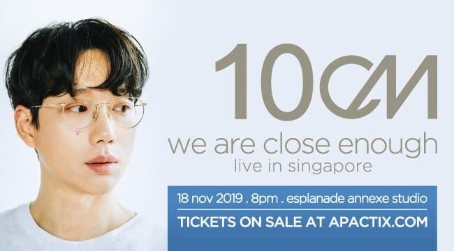 [UPCOMING EVENT] 10cm to Grace Singapore fans with “We Are Close Enough” Tour in November