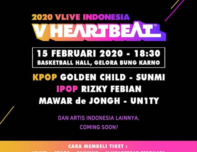 [UPCOMING EVENT] V Live Indonesia V HEARTBEAT 2020 in Jakarta