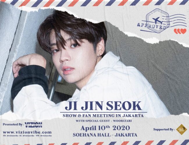 [UPCOMING EVENT] Ji Jin Seok: Show & Fanmeeting in Jakarta