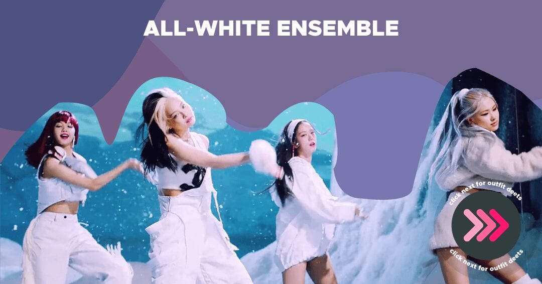 All-white ensemble in HYLT