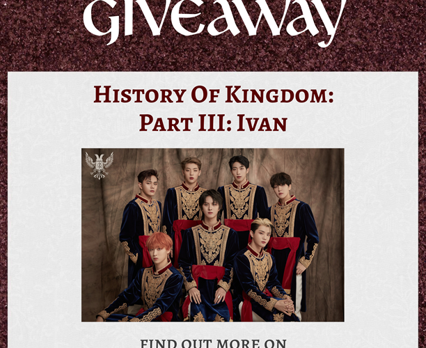 [GIVEAWAY] KINGDOM ‘HISTORY OF KINGDOM : PART Ⅲ. IVAN’ ALBUM