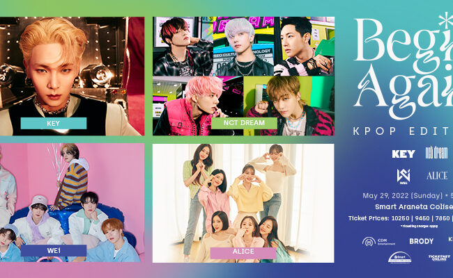 [UPCOMING EVENT] Begin Again: KPOP Edition in Manila