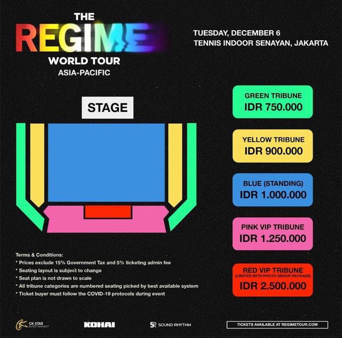 regime tour tickets jakarta