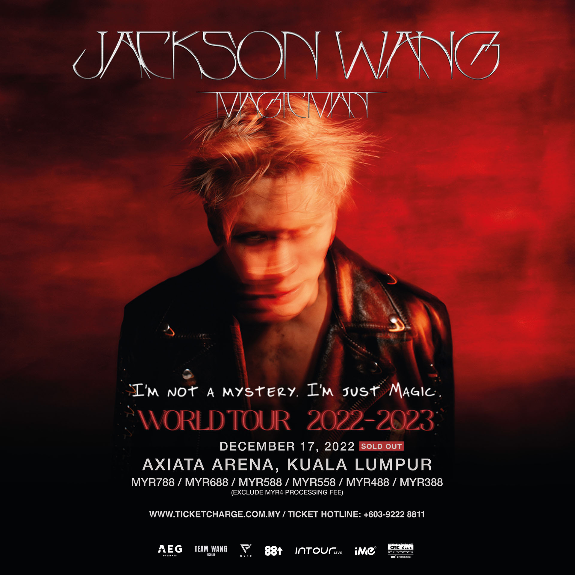 UPCOMING EVENT] 2022 JACKSON WANG – MAGIC MAN WORLD TOUR IN KUALA