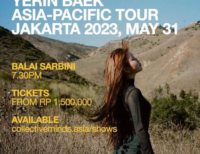 [UPCOMING EVENT] Yerin Baek Asia-Pacific Tour Jakarta 2023