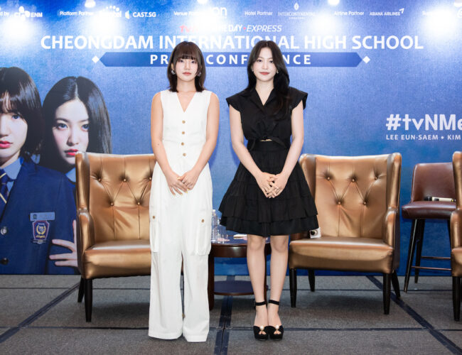 [SINGAPORE]  Kim Ye Rim and Lee Eun Saem Tell Us More about K-Drama Cheongdam International High School