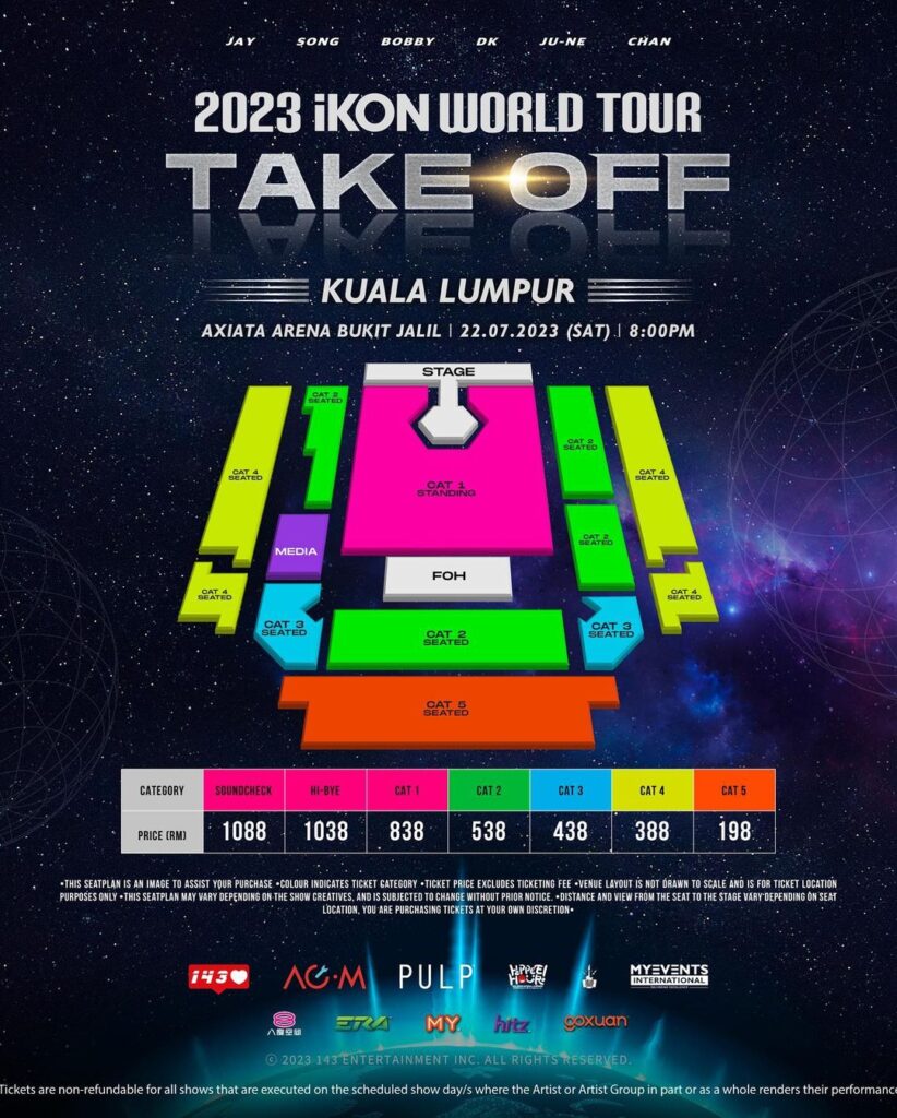 [UPCOMING EVENT] 2023 IKON WORLD TOUR ‘TAKE OFF’ IN KUALA LUMPUR - The ...