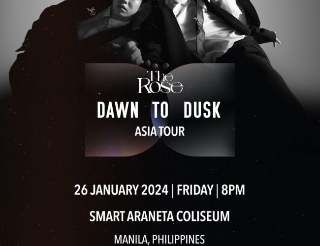 [UPCOMING EVENT] The Rose ‘Dawn to Dusk’ Asia Tour in Manila