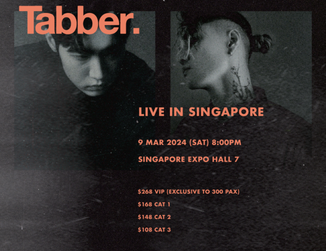 [UPCOMING EVENT] DEAN With Tabber Live In Singapore