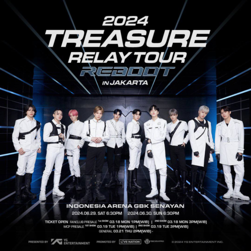 [UPCOMING EVENT] 2024 TREASURE RELAY TOUR ‘REBOOT’ IN JAKARTA