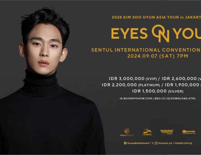 [UPCOMING EVENT] 2024 KIM SOO HYUN ASIA TOUR EYES ON YOU in JAKARTA