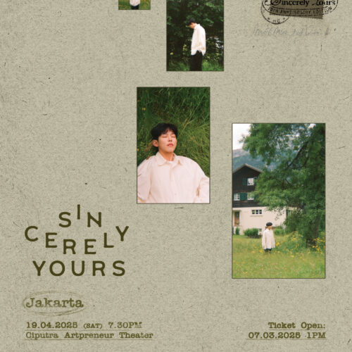 [UPCOMING EVENT] PAUL KIM ‘SINCERELY YOURS’ LIVE IN JAKARTA