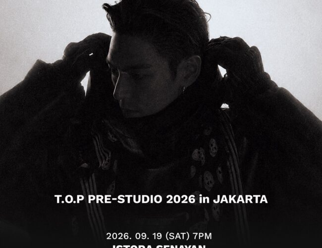 [UPCOMING EVENT] T.O.P PRE-STUDIO 2026 IN JAKARTA